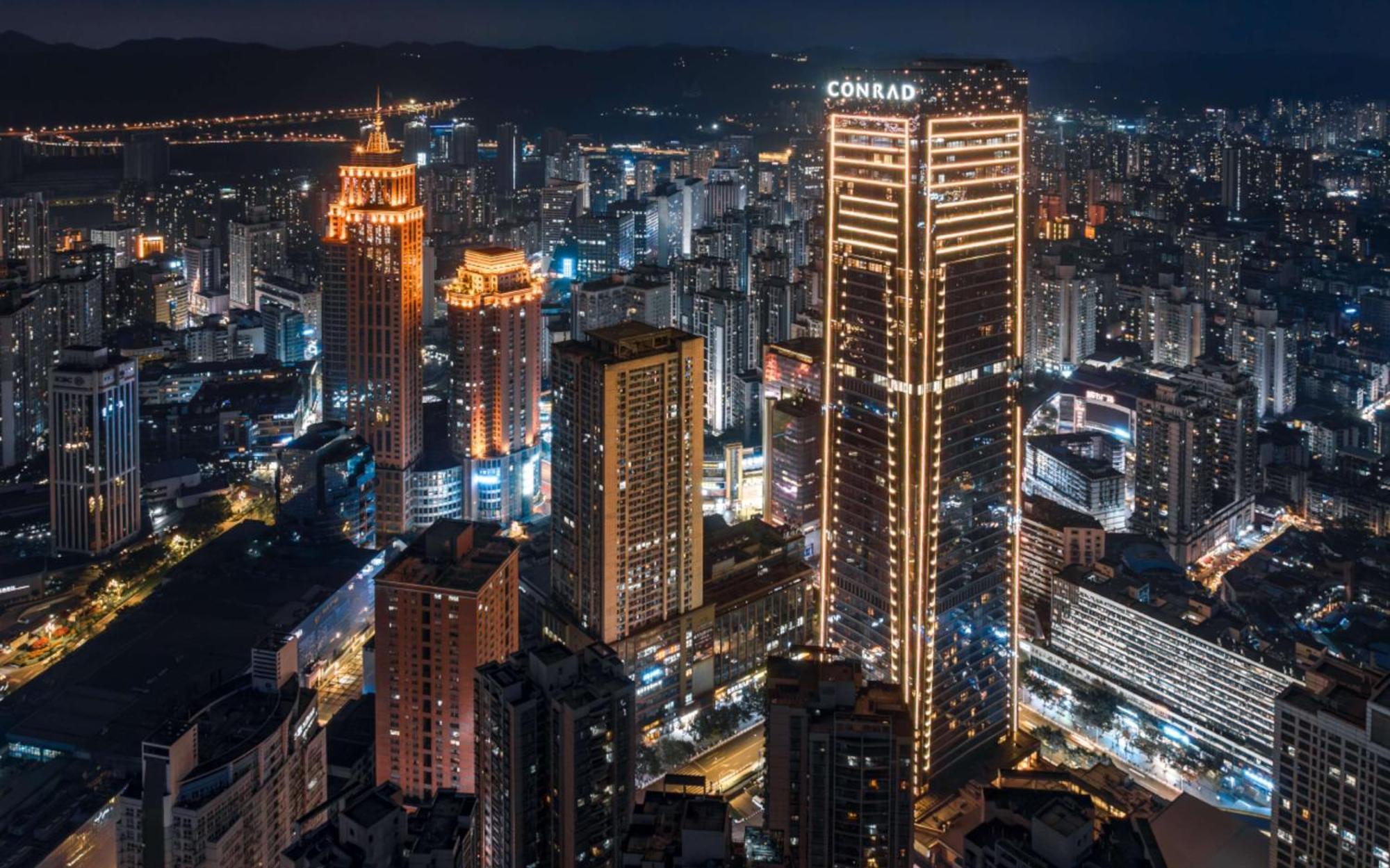 Conrad Chongqing - Indulge In The Magical 8D City Landscape Exterior photo